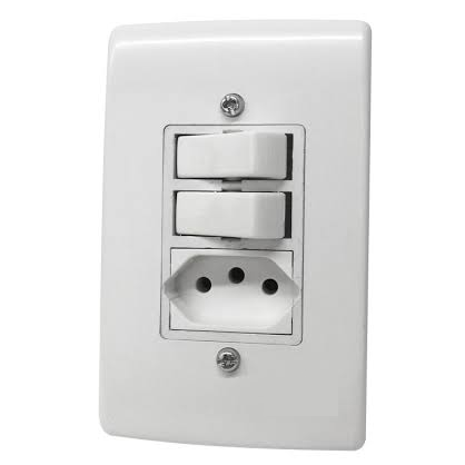 Interruptor Com Tomada Embutir